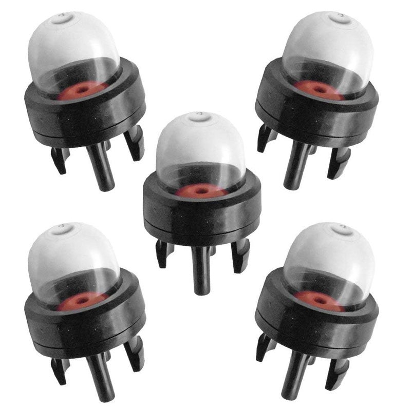 Hipa 188-512-1 Snap in Primer Bulb for 2-Cycle Small Engine Poulan Echo Chainsaw Ryobi BP42 Homelite Bolens String Trimmer Leaf Blower 125B 125BX 125BVX 530047721 503936601 5Pack - Image 1